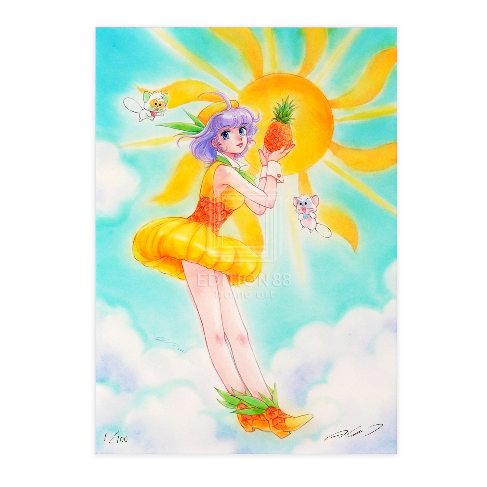 魔法天使奶油麻美,88Graph 迷你「菠蘿公主」/ Akemi Takada
