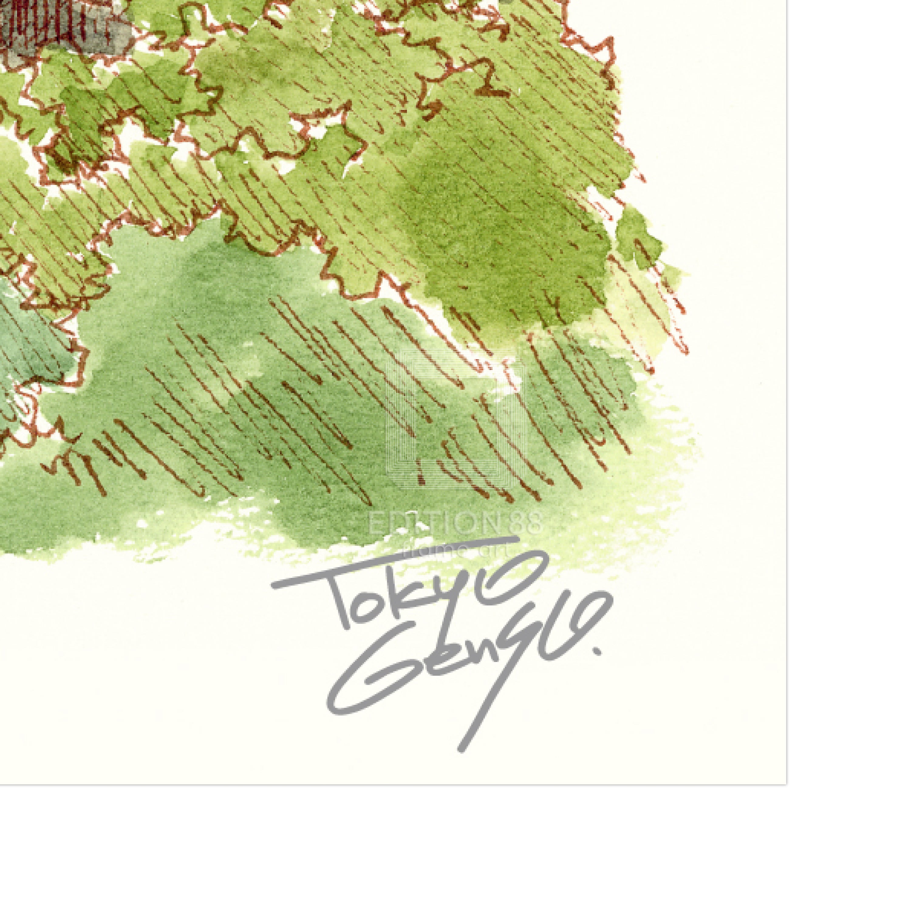 Tokyo Genso / 88Graph Mini 'Kiyomizu-dera Genso (watercolor)'