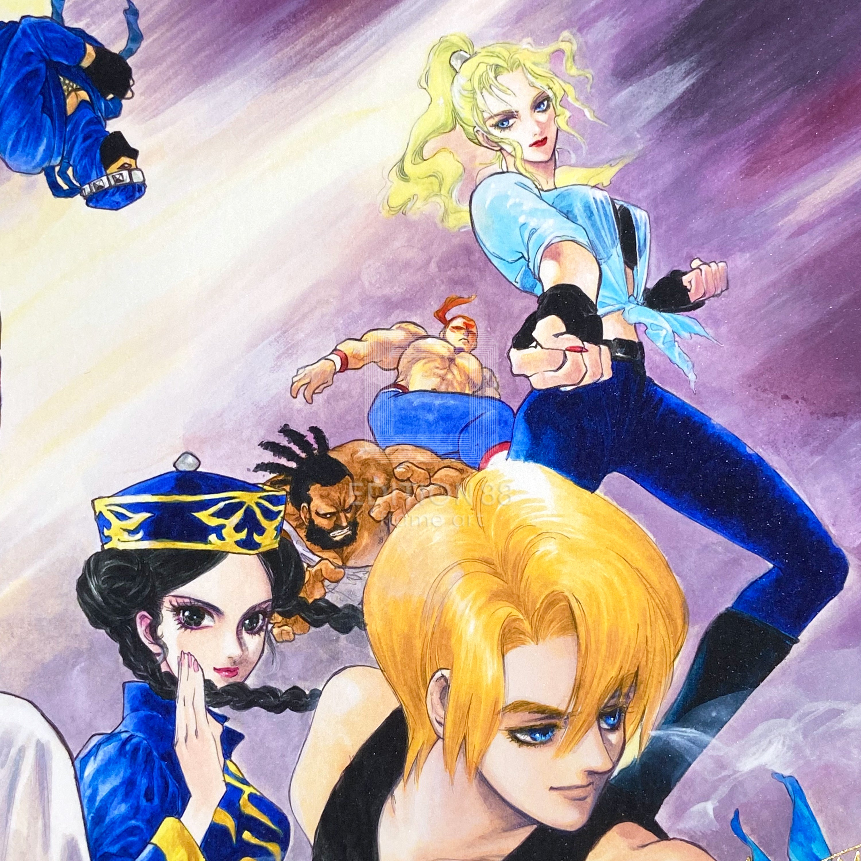 88Graph 'Green & Purple' / Mutsumi Inomata