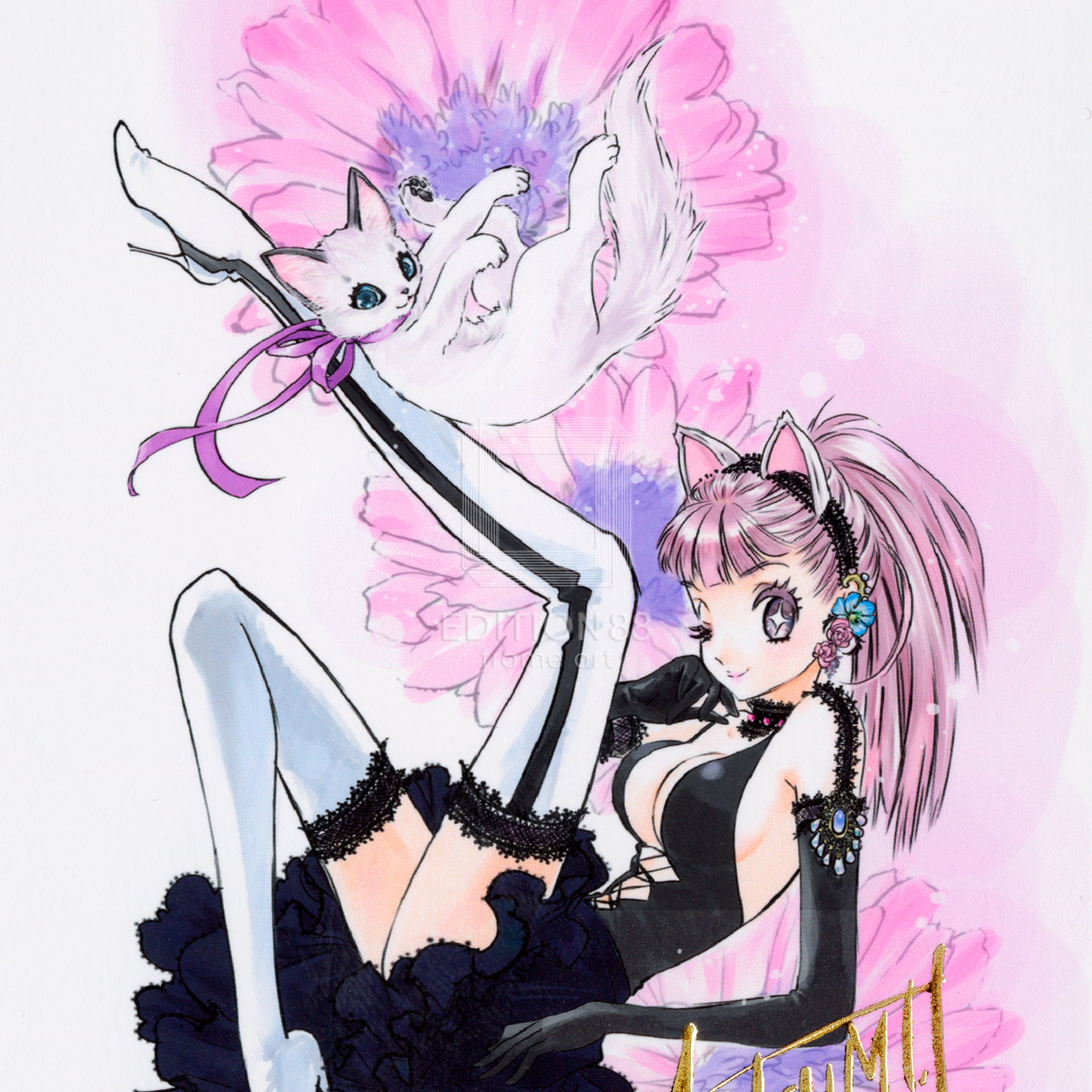 88Graph Mini 'Sliding Cat' / Mutsumi Inomata