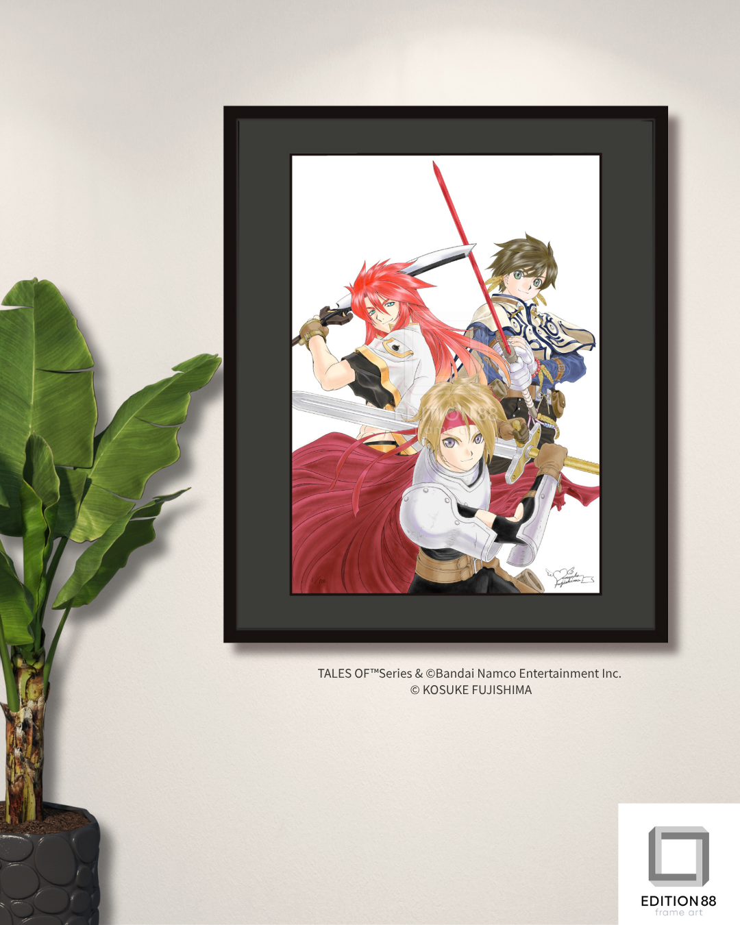 Kosuke Fujishima’s New Illustration for Tales of 30th Anniversary – 88Graph Pre-Orders Start May 16, 11AM (JST)!