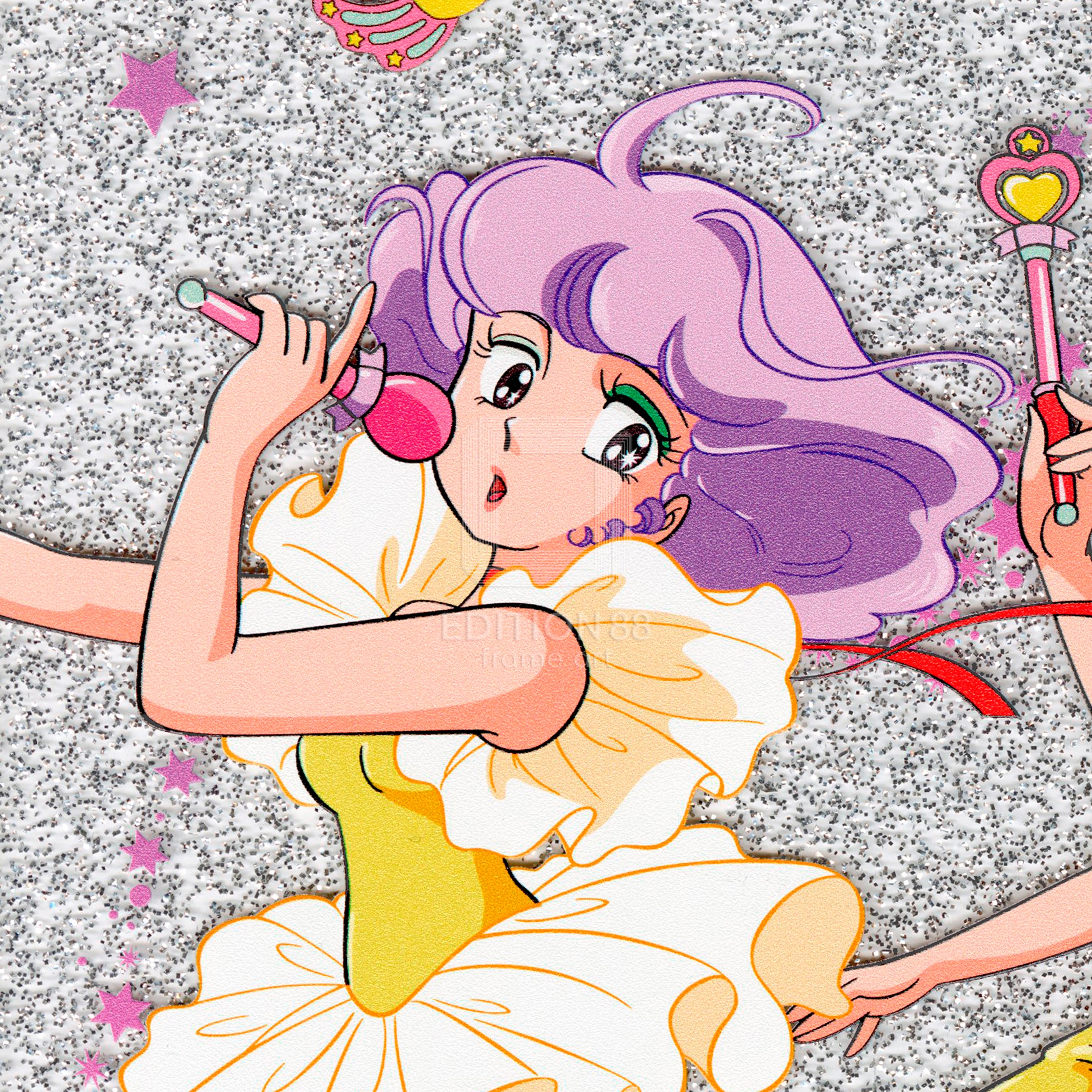 Magical Angel Creamy Mami, 88Graph, Acrylic #3 (Transformation scene)