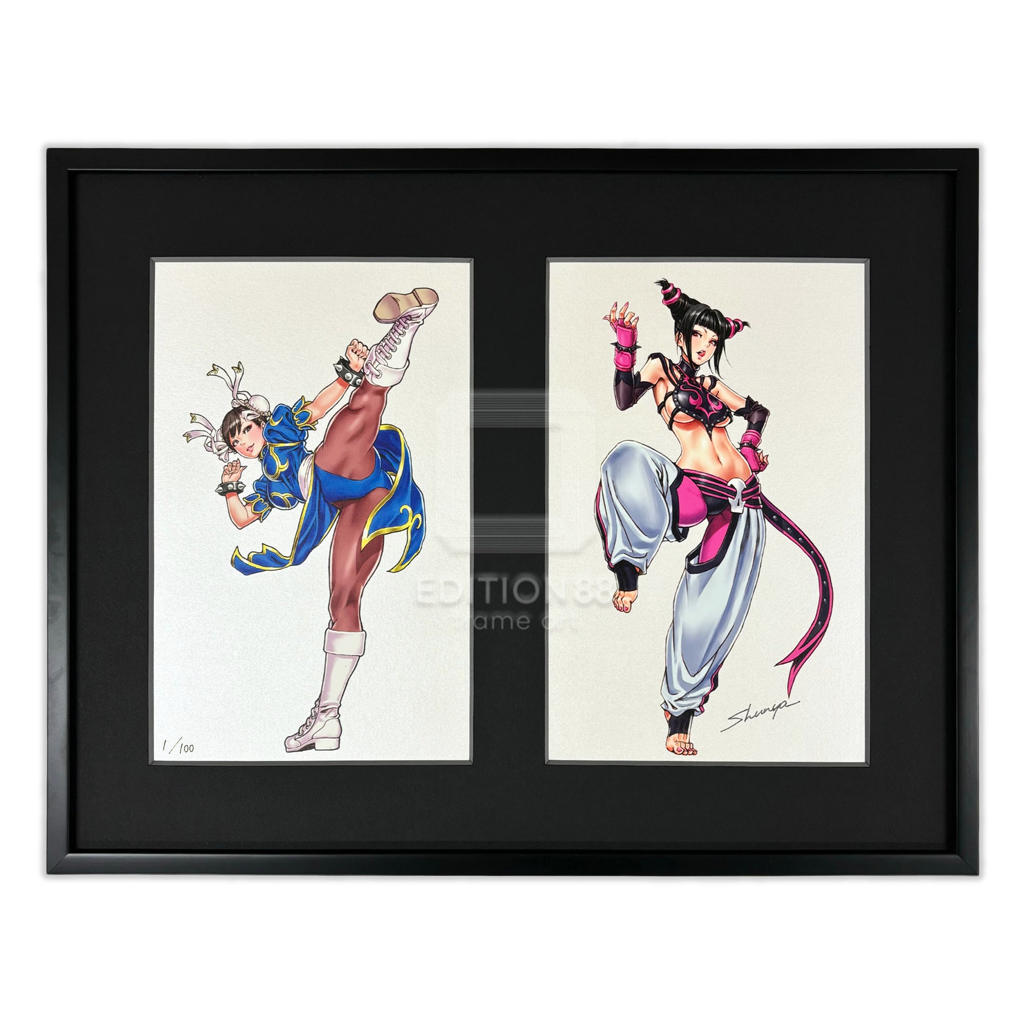 STREET FIGHTER BISHOUJO Chun-Li and Juri, 88Graph / Shunya Yamashita