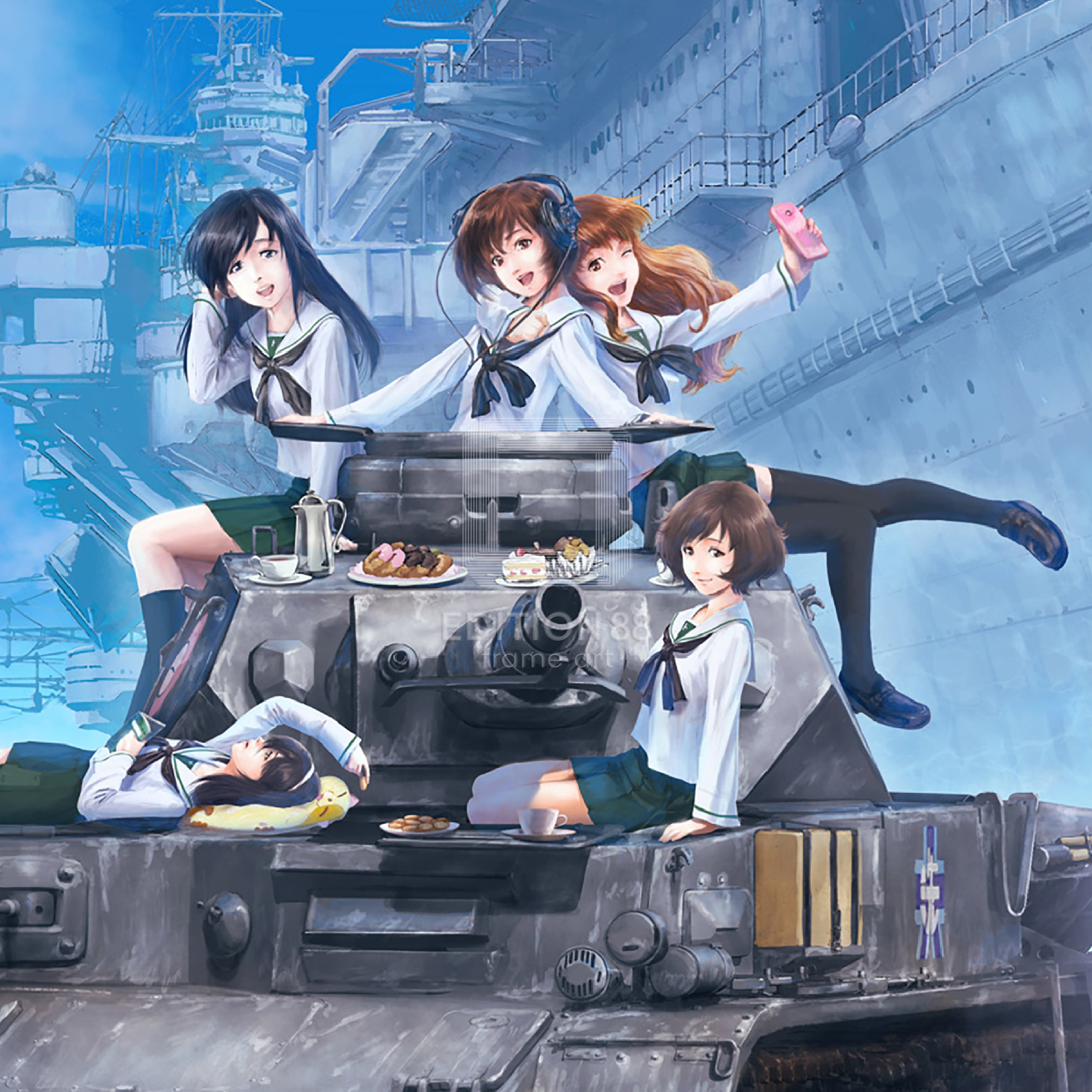 Girls und Panzer, 88Graph / Hidetaka Tenjin