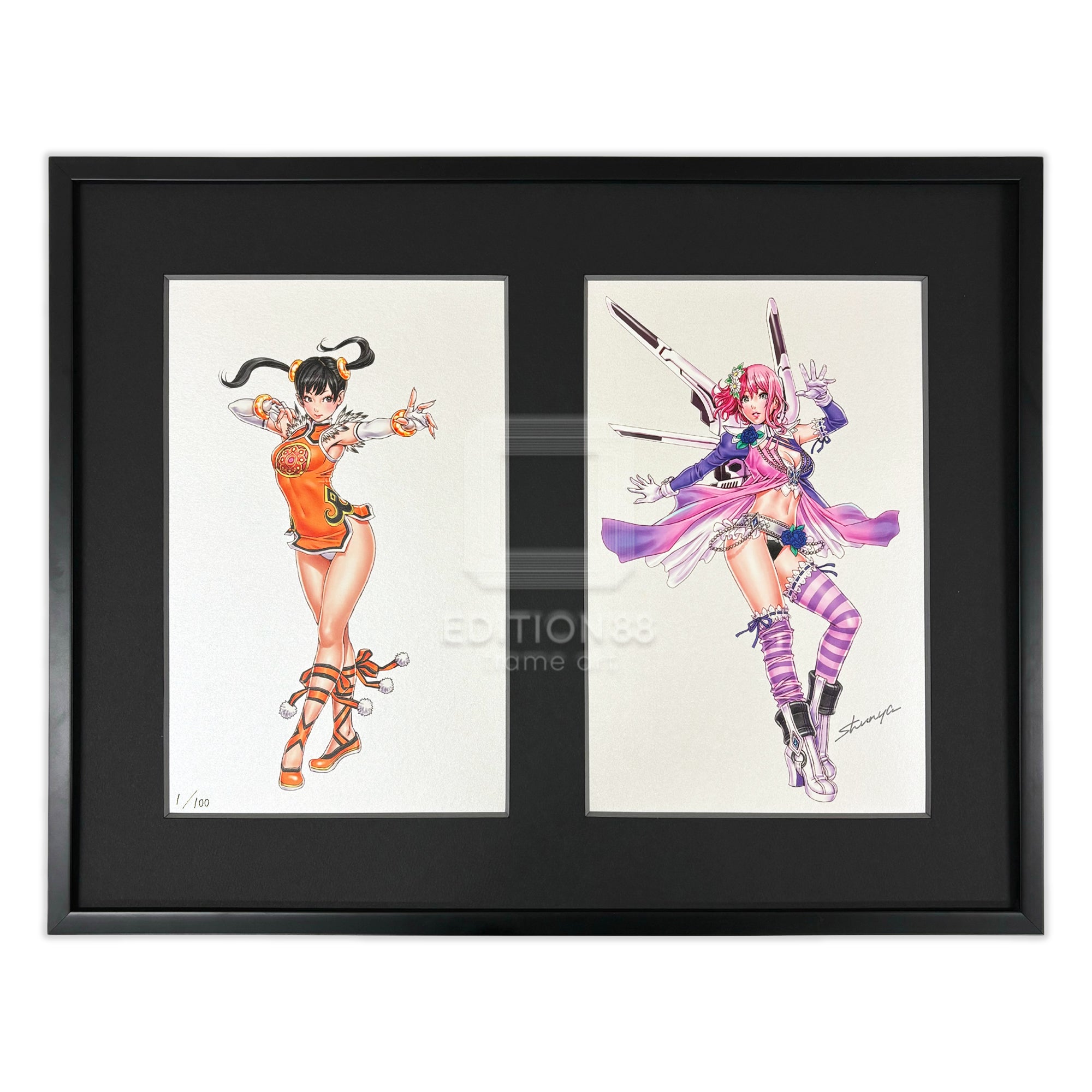 TEKKEN BISHOUJO Ling Xiaoyu and Alisa Bosconovitch, 88Graph / Shunya Yamashita