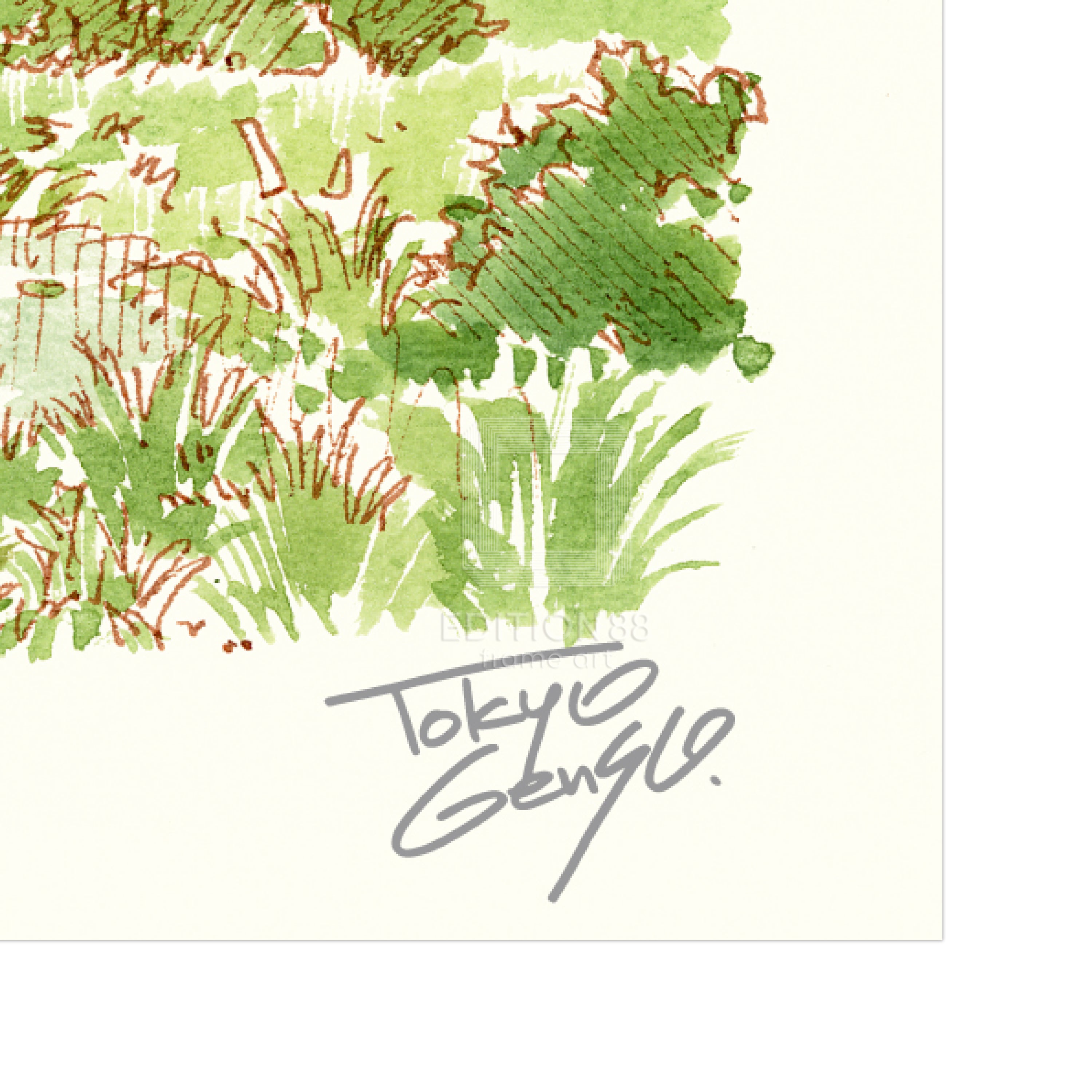 Tokyo Genso / 88Graph Mini 'Byōdō-in Phoenix Hall Genso (watercolor)'