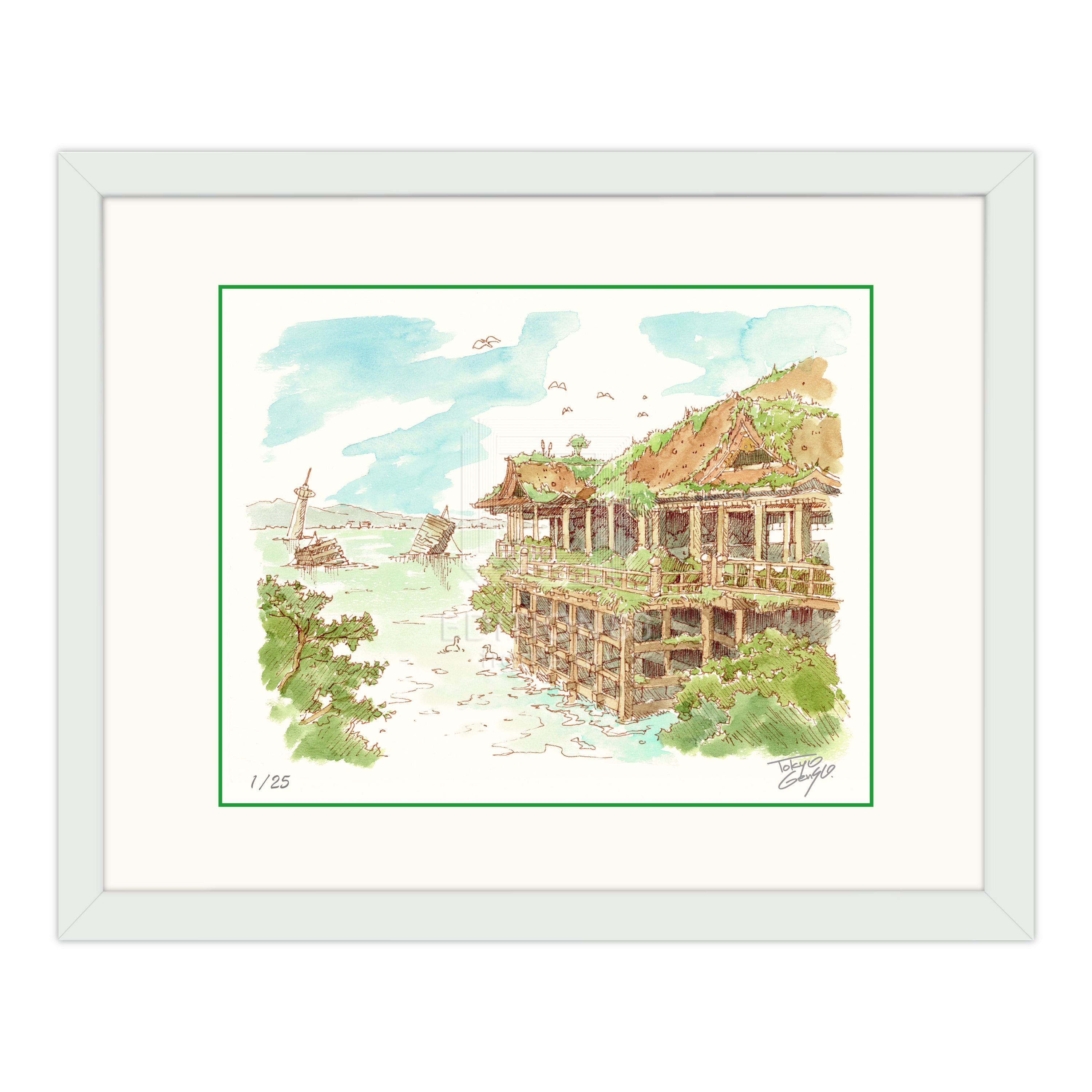 Tokyo Genso / 88Graph Mini 'Kiyomizu-dera Genso (watercolor)'