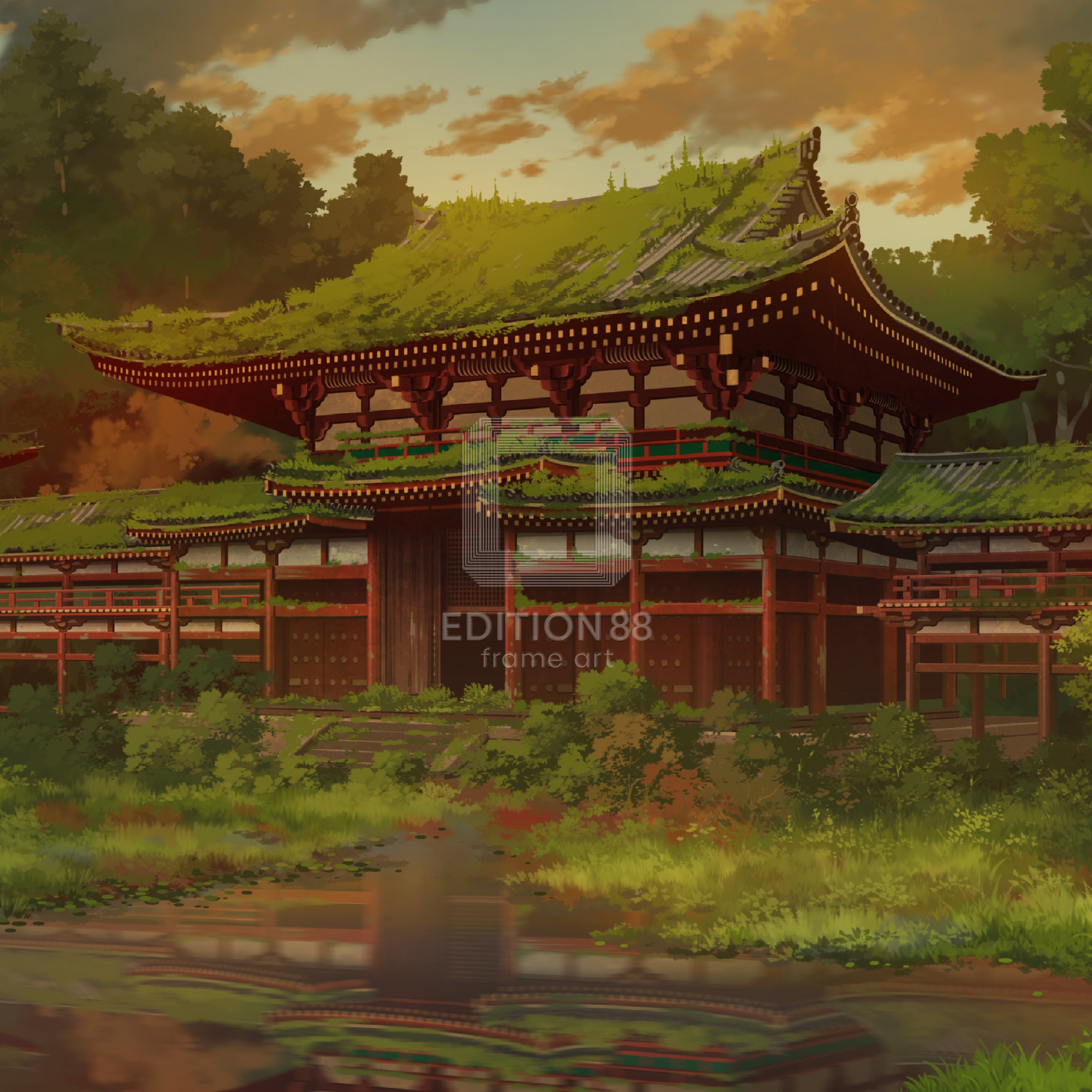 Tokyo Genso / 88Graph Acrylic 'Byōdō-in Phoenix Hall Genso'