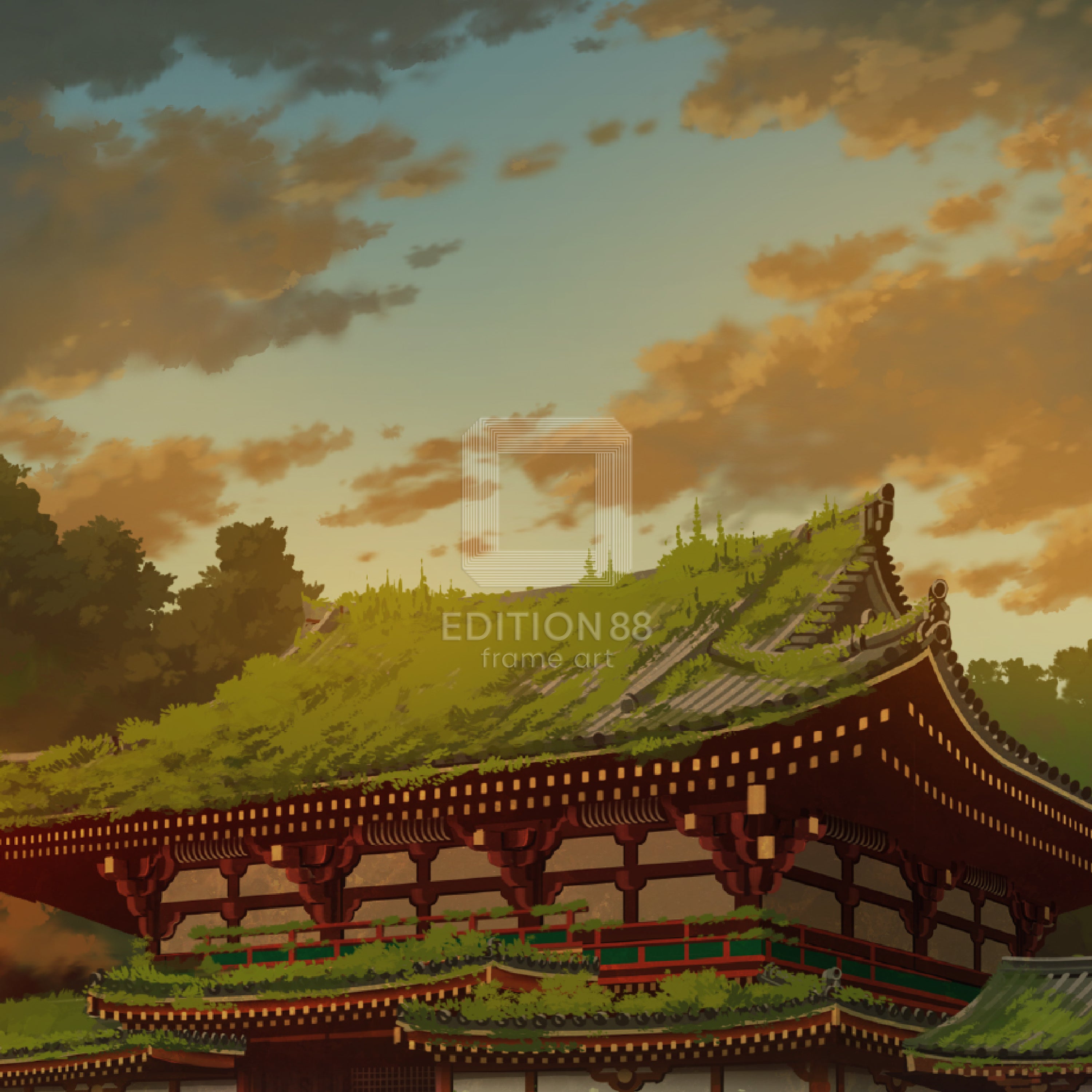 Tokyo Genso / 88Graph Acrylic 'Byōdō-in Phoenix Hall Genso'