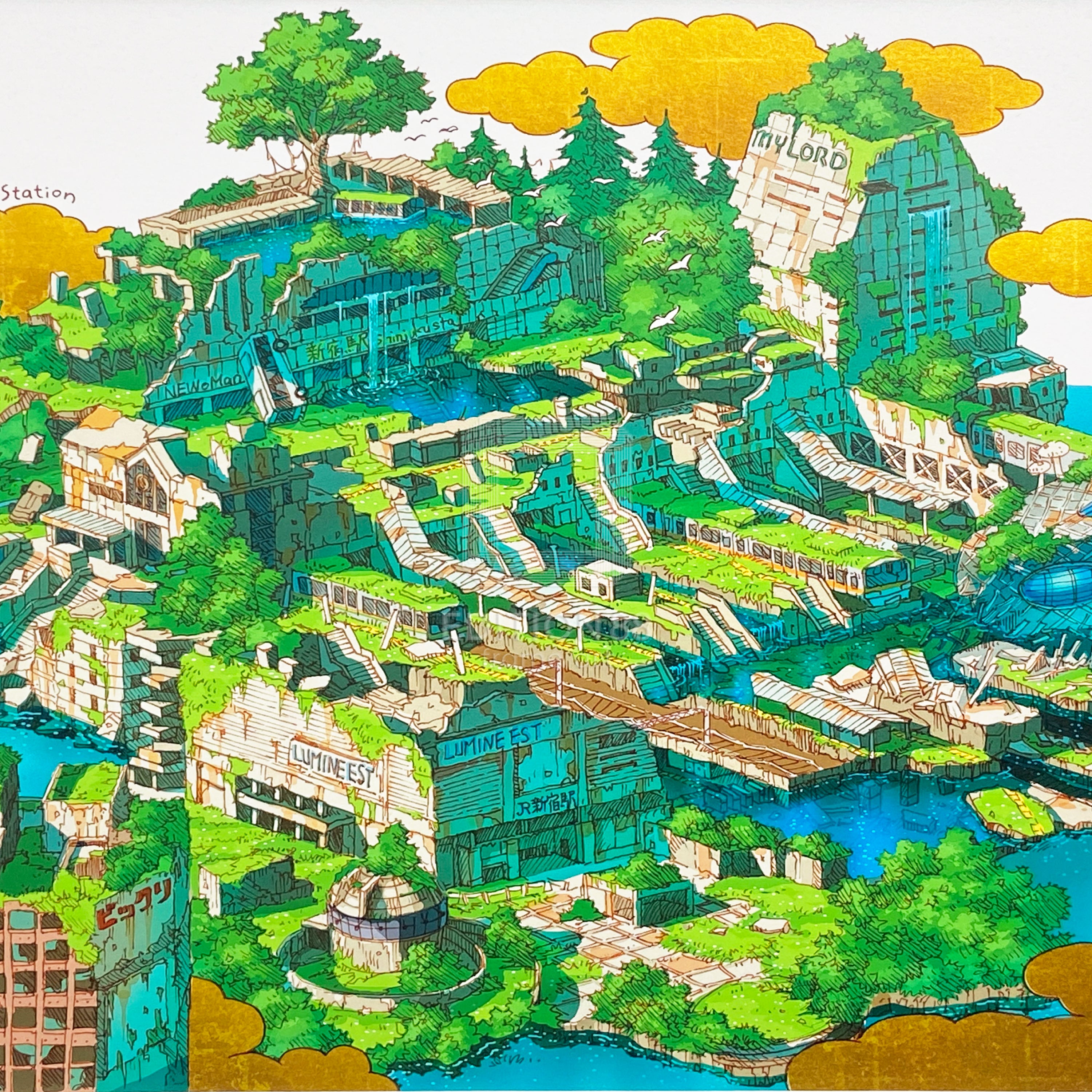 This 88Graph is based on a work featured in the art collection