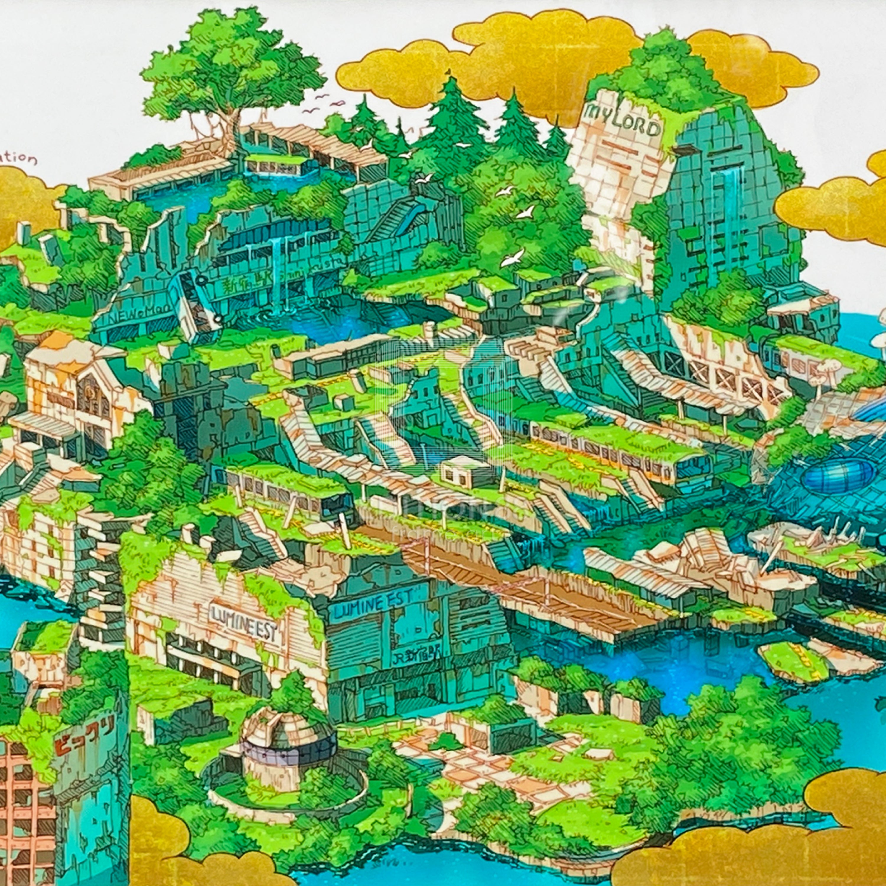 This 88Graph is based on a work featured in the art collection