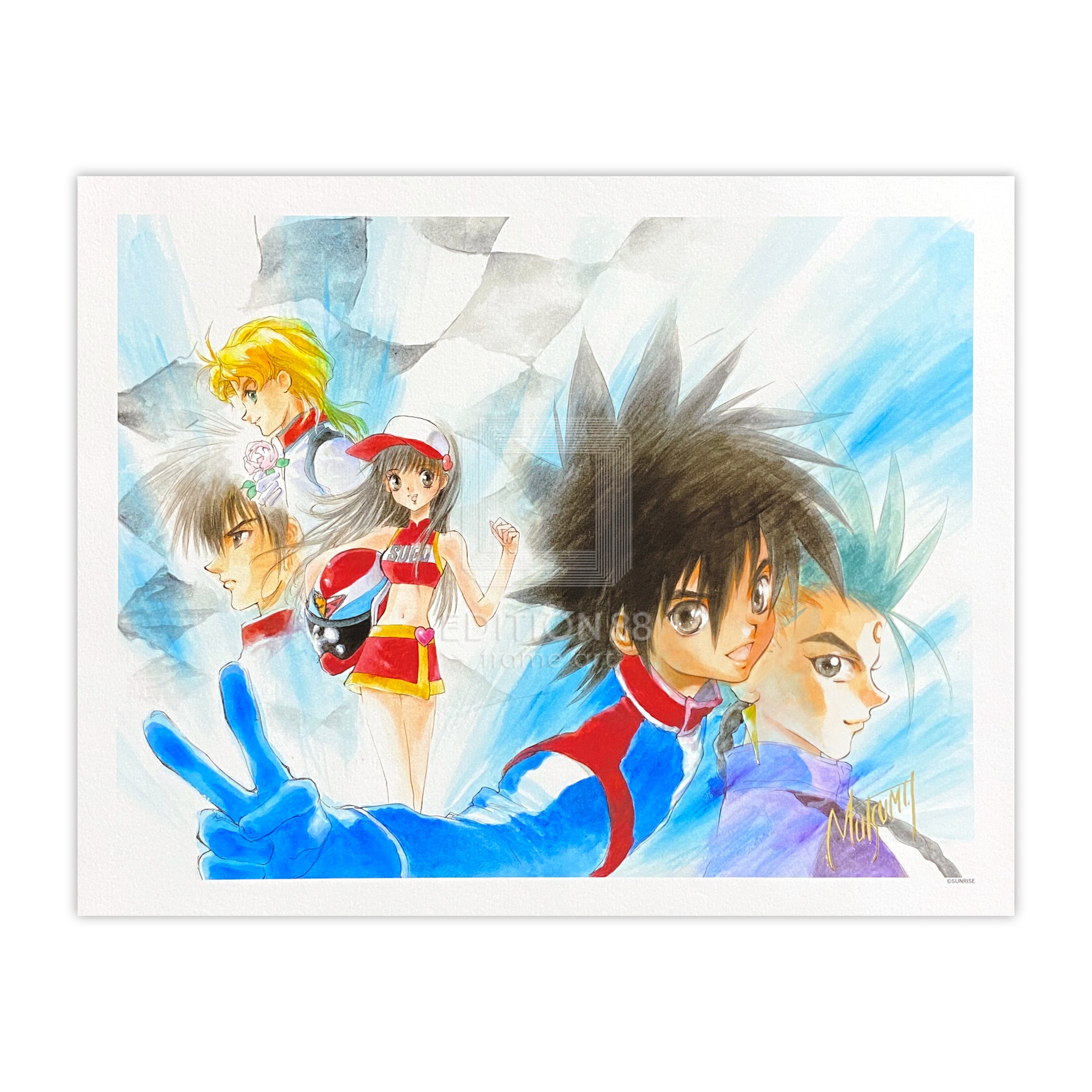 CYBER FORMULA MEMORIAL グラフィックブック Sunrise World Future GPX Cyber Formula Reproduction of Original