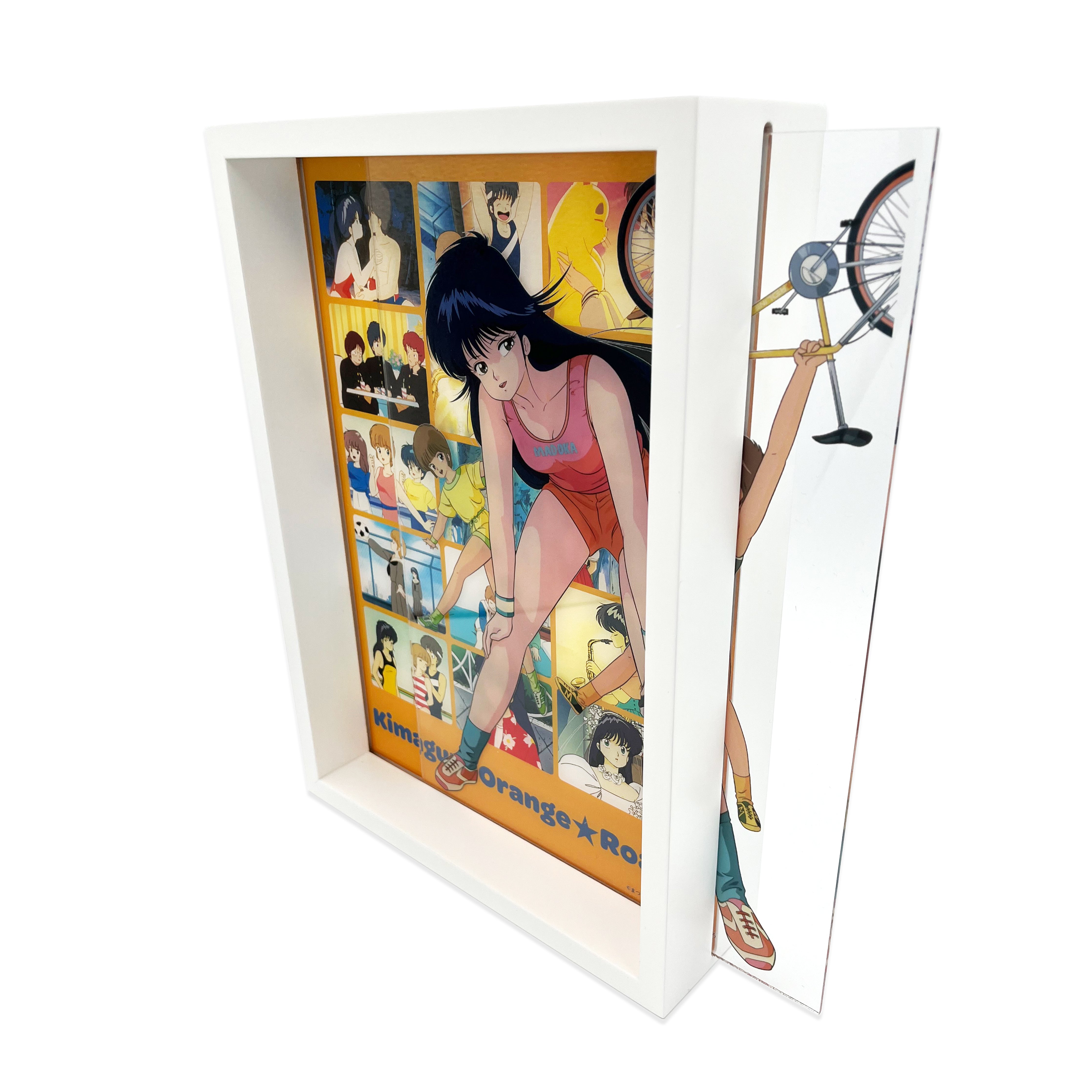 Kimagure Orange Road, 88Graph, Box Framed Acrylic Art (Anime/Orange)