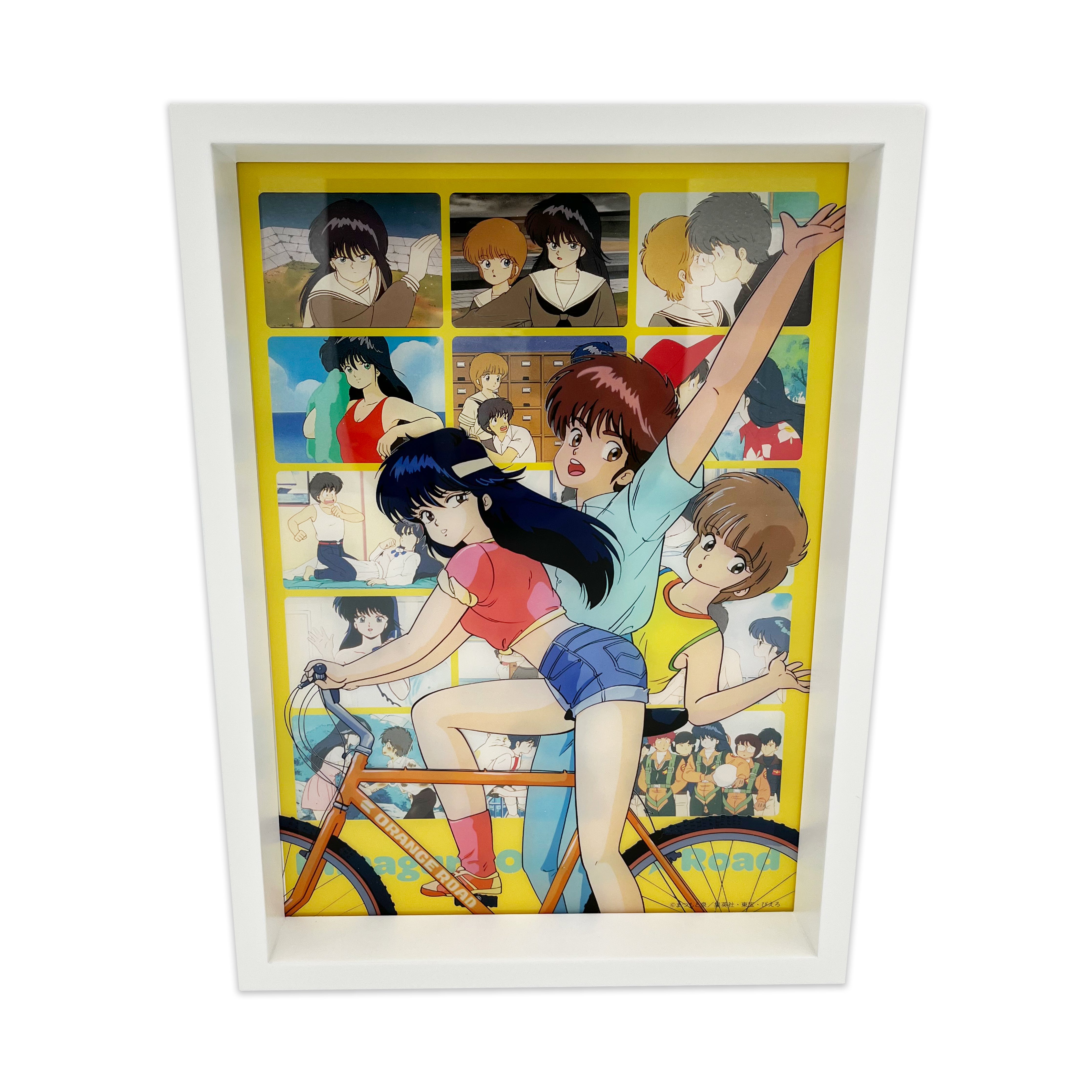 Kimagure Orange Road, 88Graph, Box Framed Acrylic Art  (Anime/Yellow)