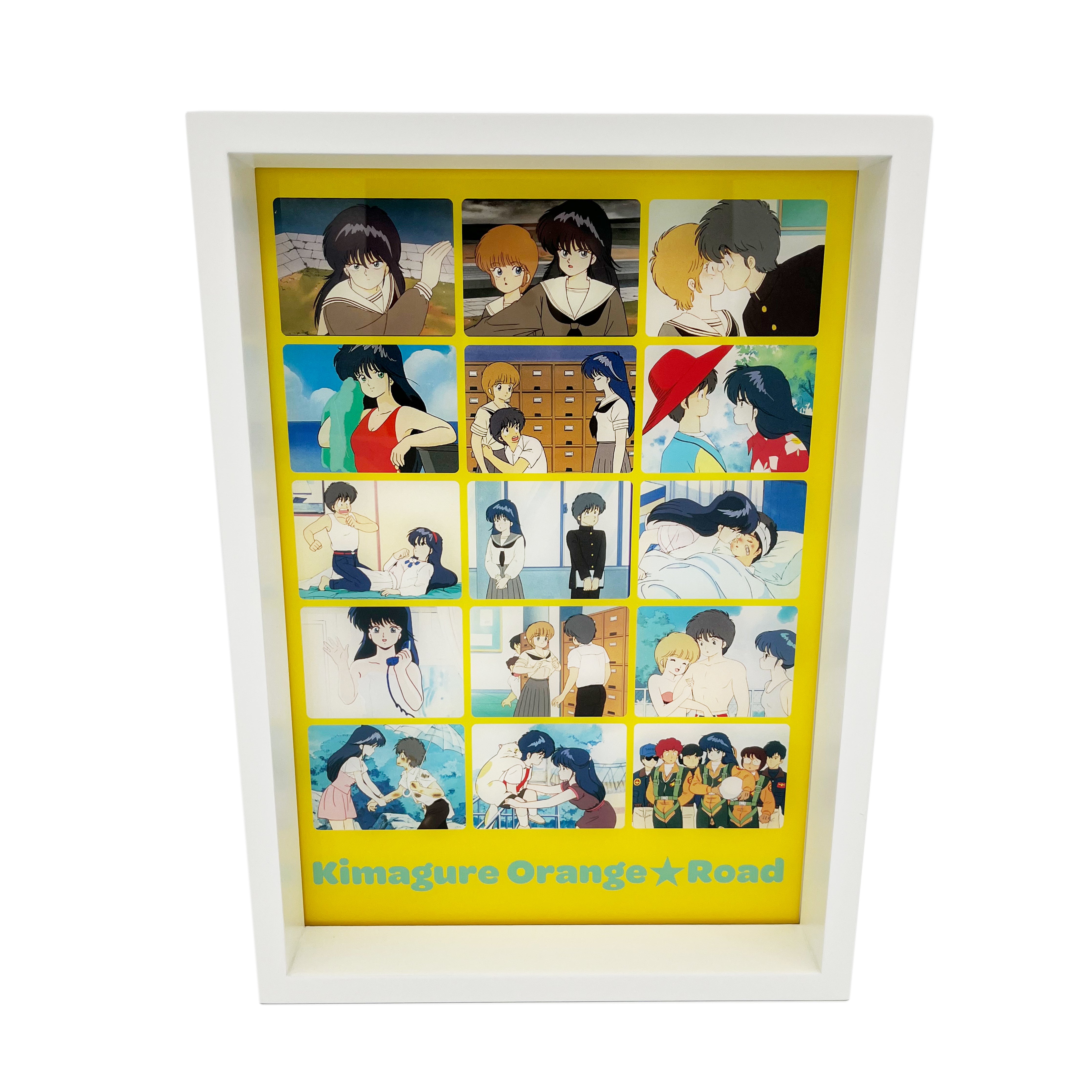 Kimagure Orange Road, 88Graph, Box Framed Acrylic Art  (Anime/Yellow)