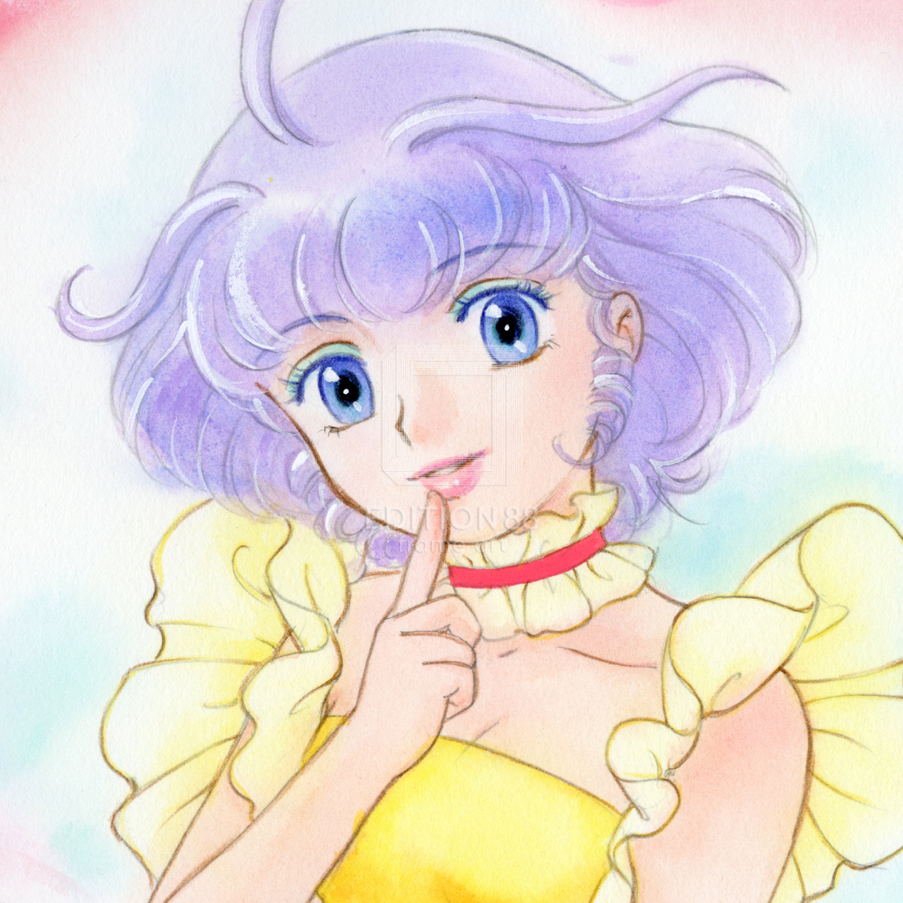 絵画 mami This artwork was created as main visual of 'Happy Valentine! 2026'.