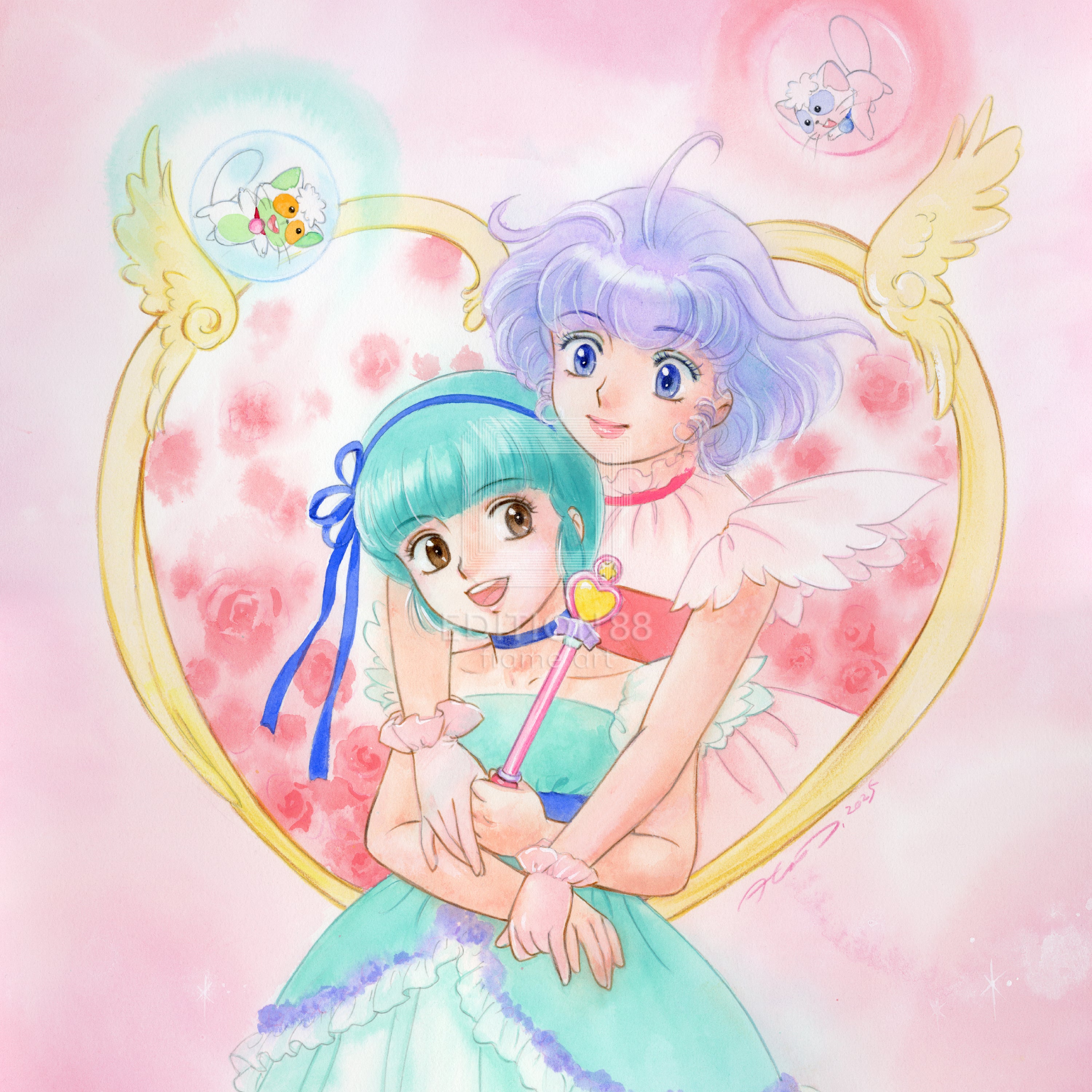 This artwork was created as main visual of 'Creamy Xmas 2025'.