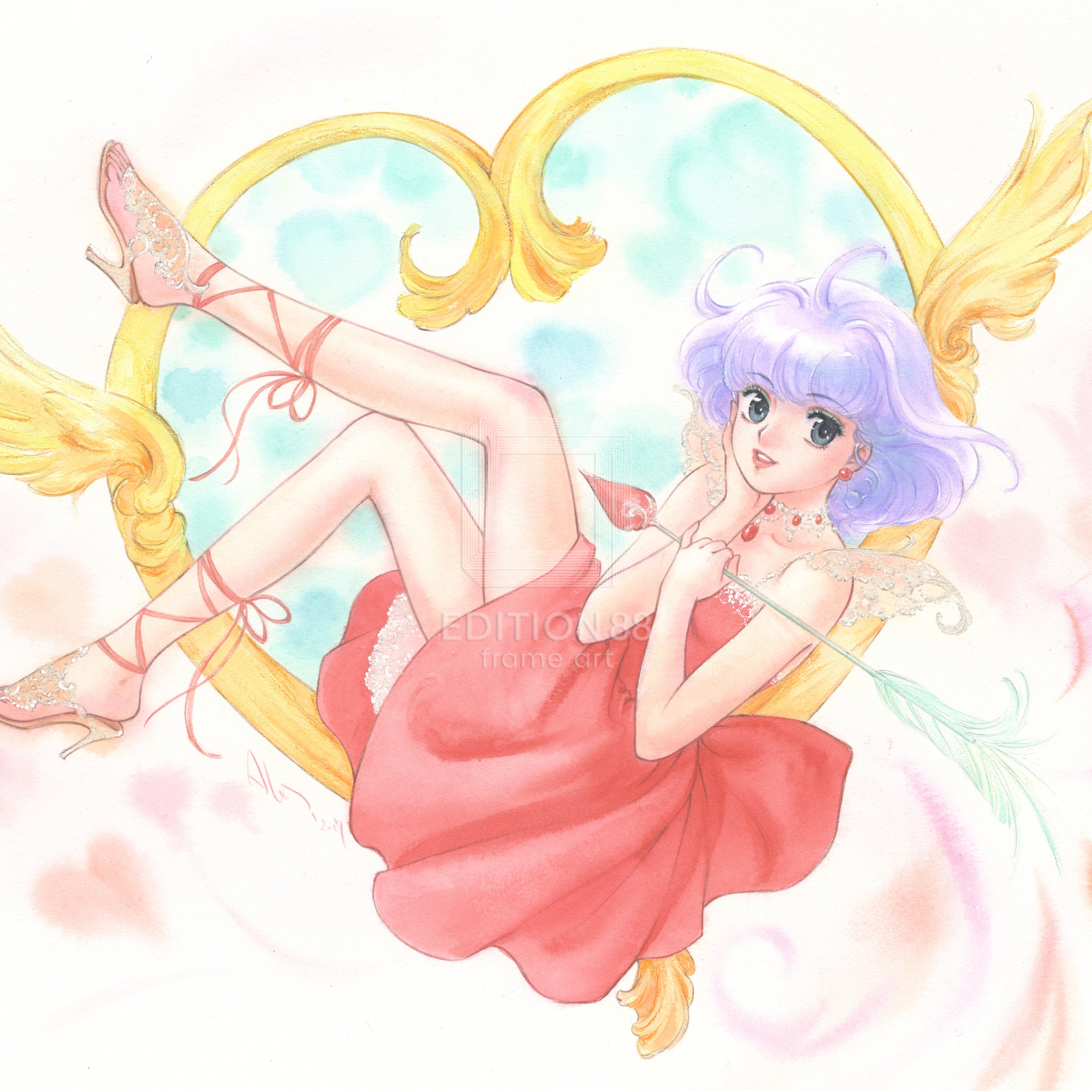 This artwork was created as main visual of 'Magical Angel Creamy