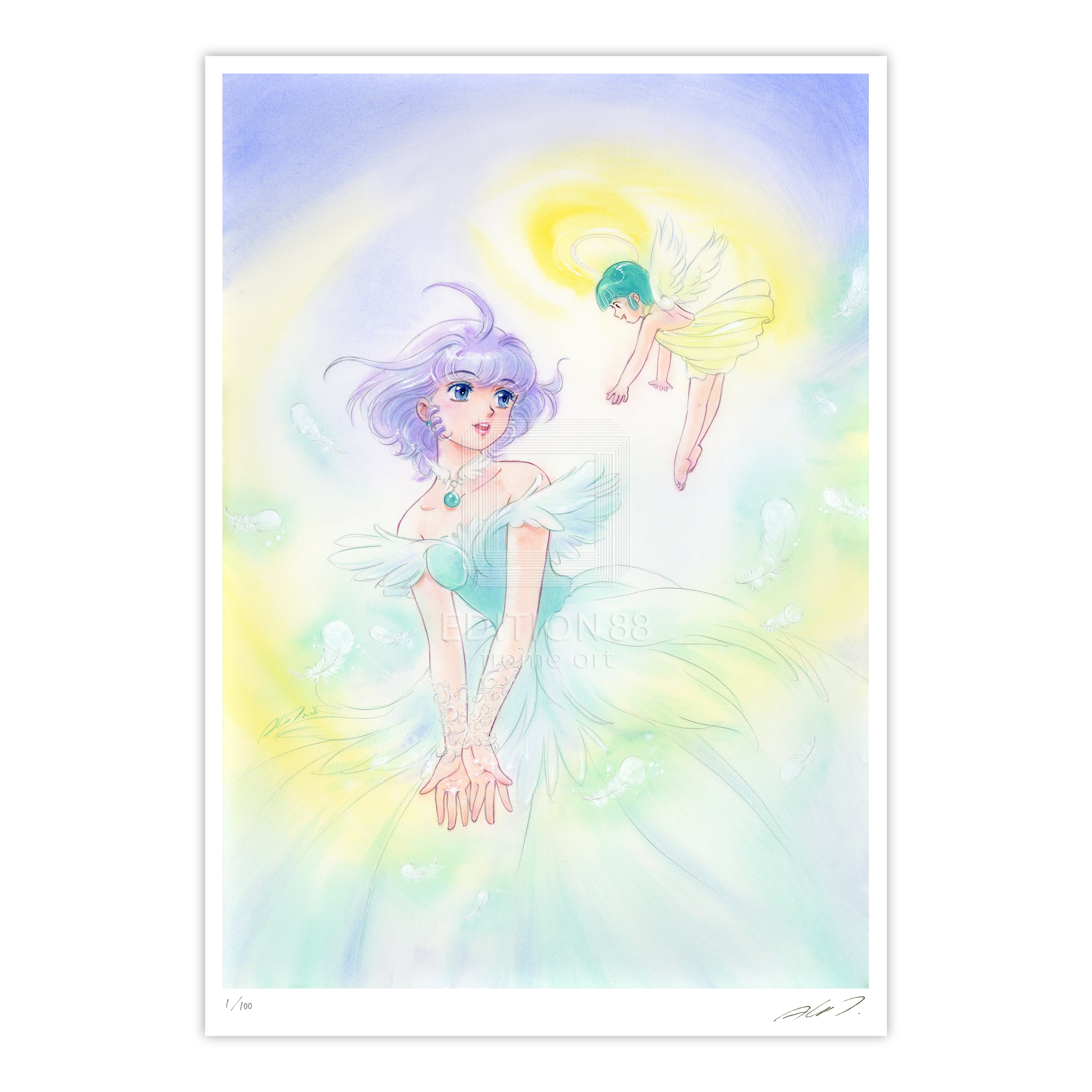 This artwork was newly drawn for the 'Akemi Takada Exhibition' at