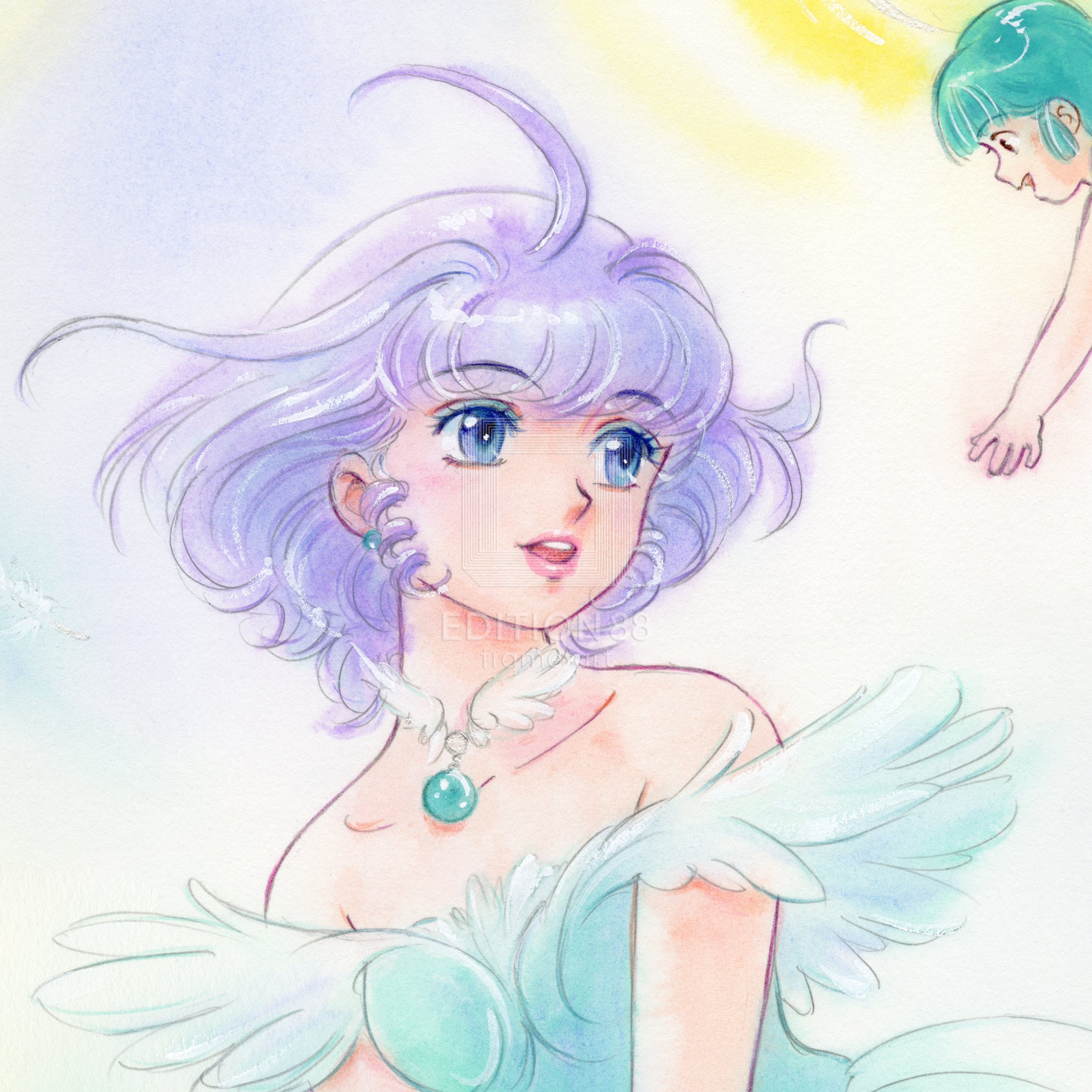 This artwork was newly drawn for the 'Akemi Takada Exhibition' at