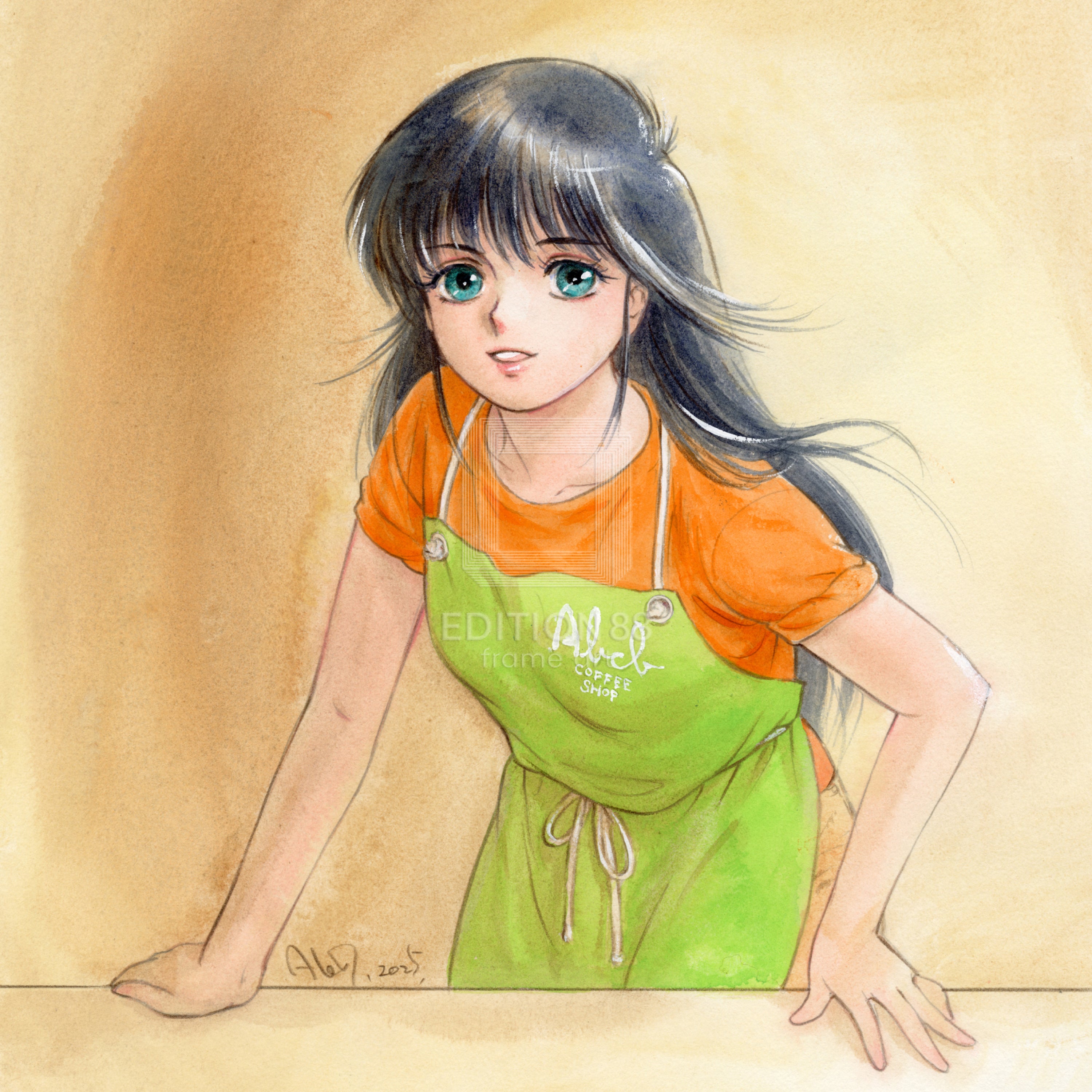 This is 88Graph is from the illustration newly drawn by Akemi