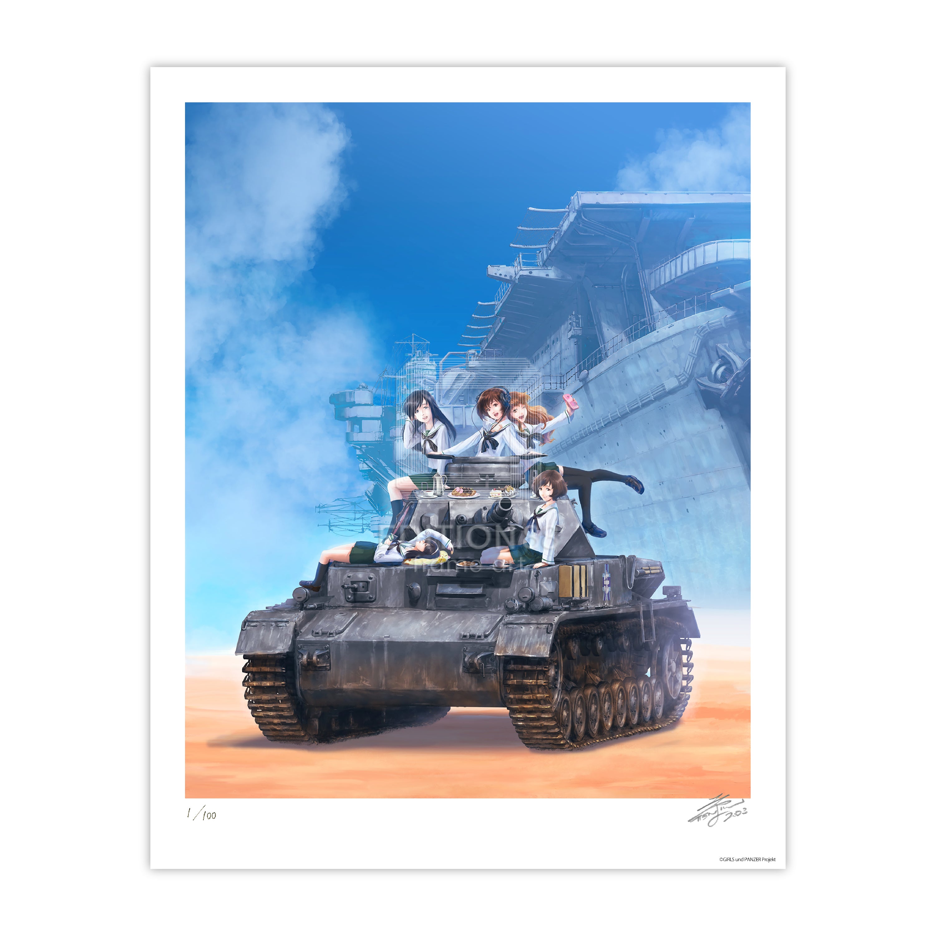 Girls und Panzer, 88Graph / Hidetaka Tenjin